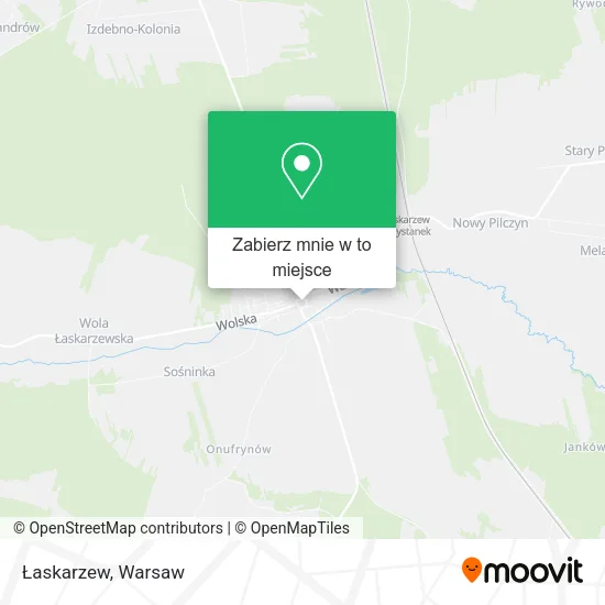 Mapa Łaskarzew