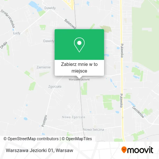 Mapa Warszawa Jeziorki 01