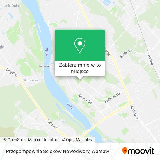 Mapa Przepompownia Ścieków Nowodwory