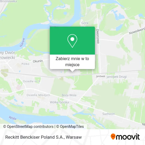 Mapa Reckitt Benckiser Poland S.A.
