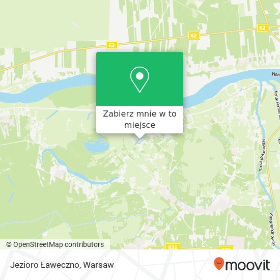 Mapa Jezioro Ławeczno