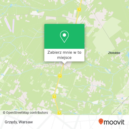 Mapa Grzędy