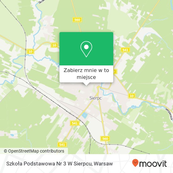 Mapa Szkoła Podstawowa Nr 3 W Sierpcu