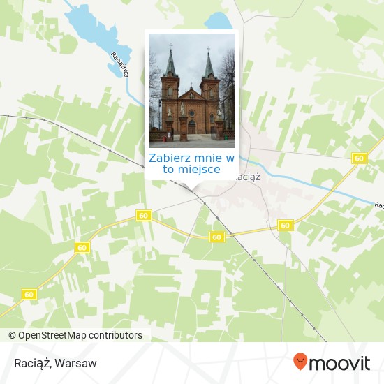 Mapa Raciąż