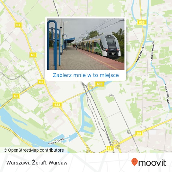 Mapa Warszawa Żerań