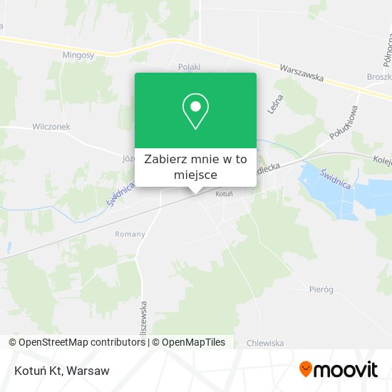 Mapa Kotuń Kt