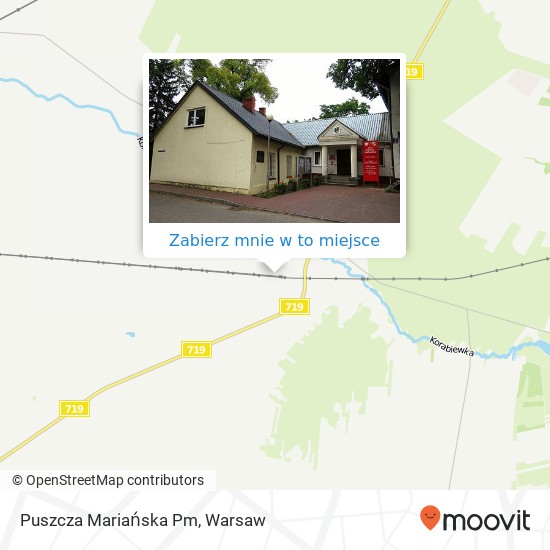 Mapa Puszcza Mariańska Pm