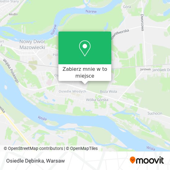 Mapa Osiedle Dębinka