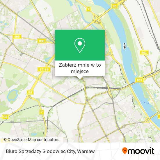 Mapa Biuro Sprzedaży Słodowiec City