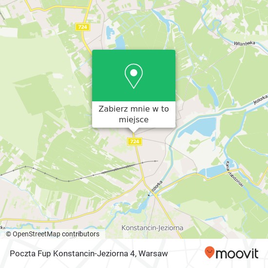 Mapa Poczta Fup Konstancin-Jeziorna 4