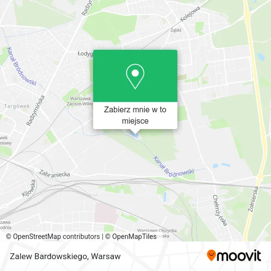 Mapa Zalew Bardowskiego