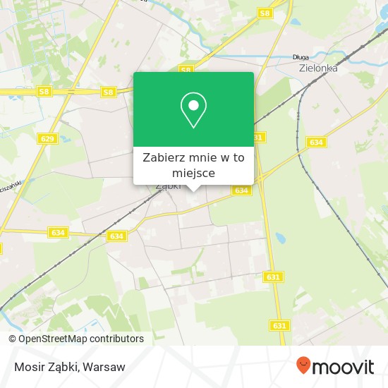 Mapa Mosir Ząbki