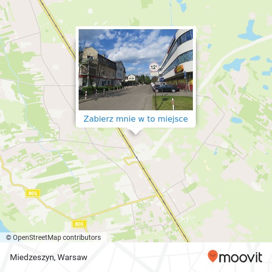 Mapa Miedzeszyn