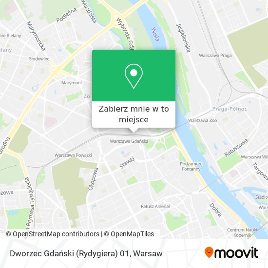 Mapa Dworzec Gdański (Rydygiera) 01