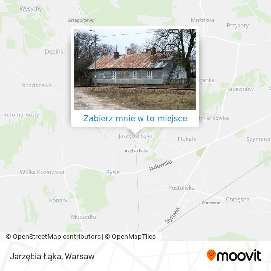 Mapa Jarzębia Łąka