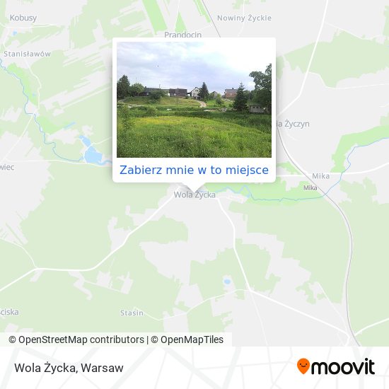 Mapa Wola Życka