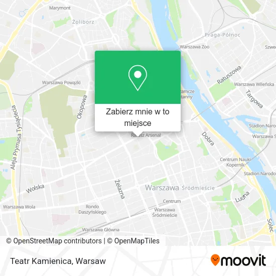 Mapa Teatr Kamienica