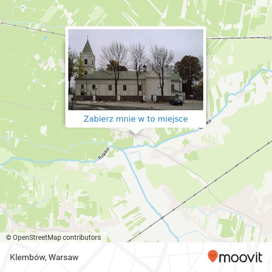 Mapa Klembów