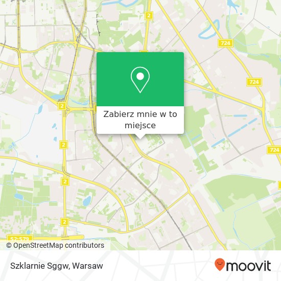 Mapa Szklarnie Sggw