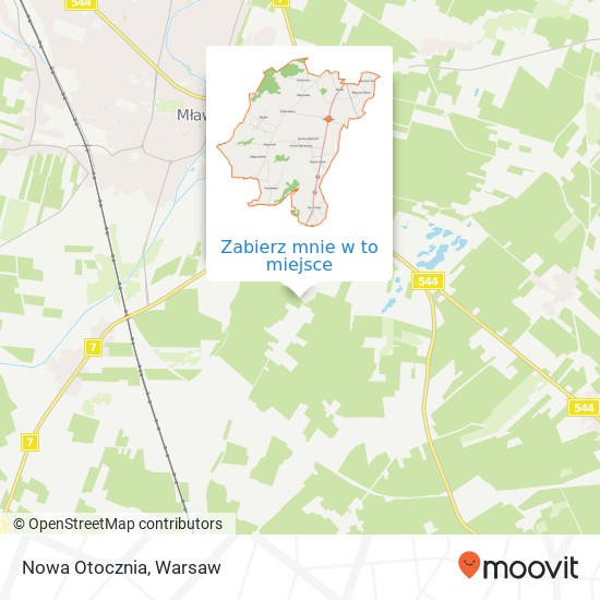 Mapa Nowa Otocznia