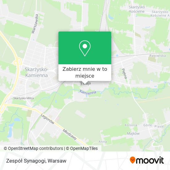 Mapa Zespół Synagogi