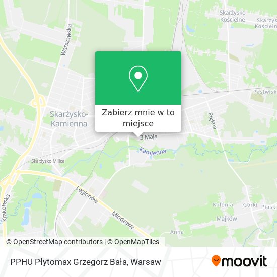 Mapa PPHU Płytomax Grzegorz Bała