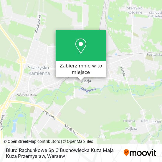 Mapa Biuro Rachunkowe Sp C Buchowiecka Kuza Maja Kuza Przemysław