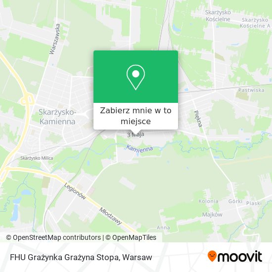 Mapa FHU Grażynka Grażyna Stopa