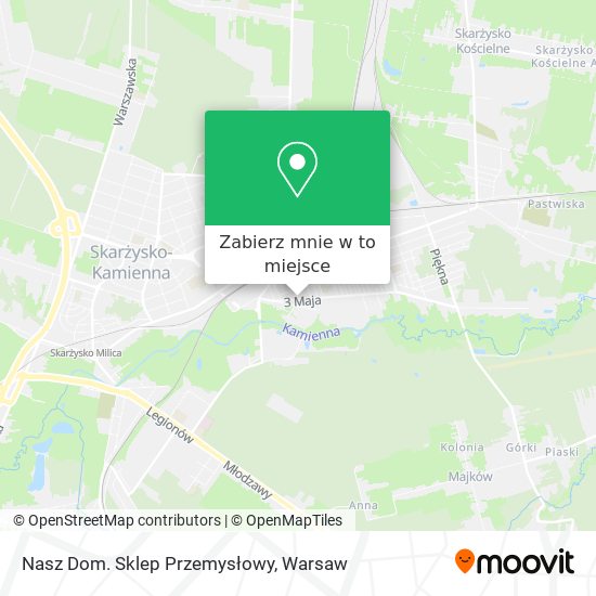 Mapa Nasz Dom. Sklep Przemysłowy