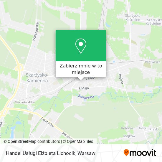 Mapa Handel Usługi Elżbieta Lichocik