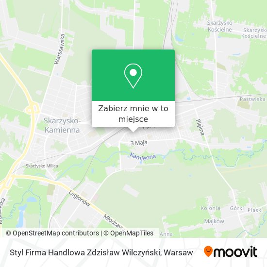 Mapa Styl Firma Handlowa Zdzisław Wilczyński