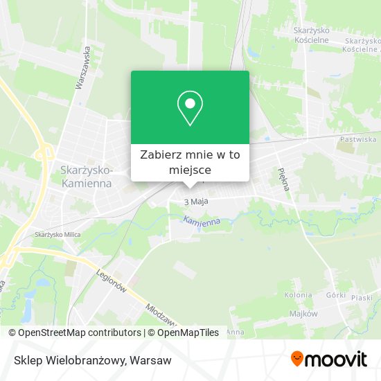 Mapa Sklep Wielobranżowy