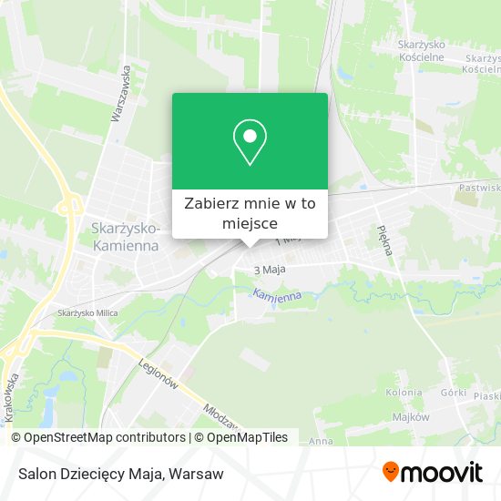 Mapa Salon Dziecięcy Maja