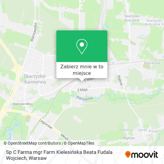 Mapa Sp C Farma mgr Farm Kielesińska Beata Fudala Wojciech