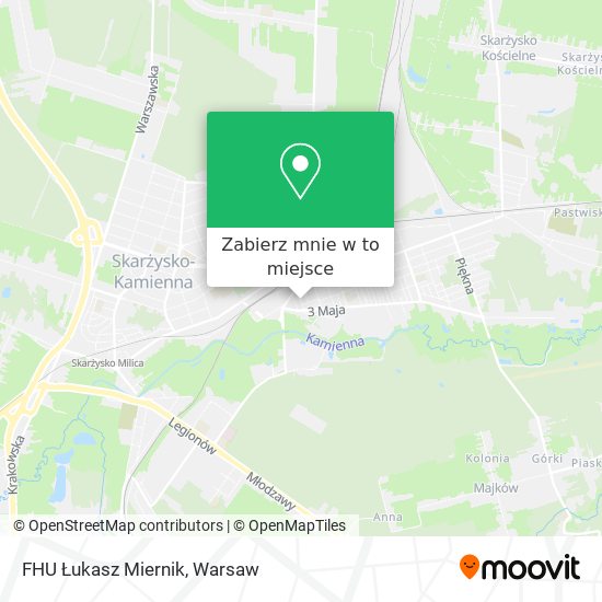 Mapa FHU Łukasz Miernik