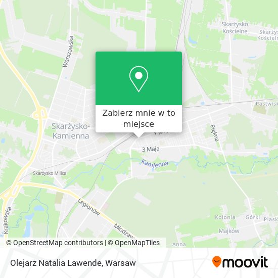 Mapa Olejarz Natalia Lawende