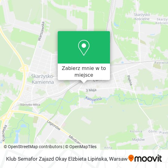 Mapa Klub Semafor Zajazd Okay Elżbieta Lipińska