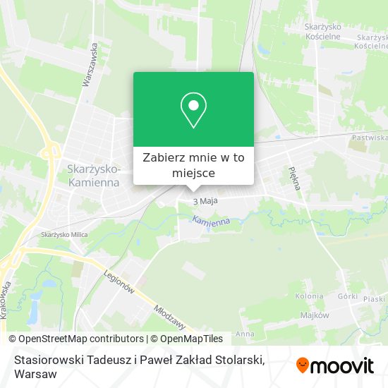 Mapa Stasiorowski Tadeusz i Paweł Zakład Stolarski