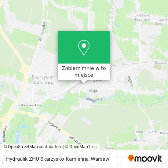 Mapa Hydraulik ZHU Skarżysko-Kamienna