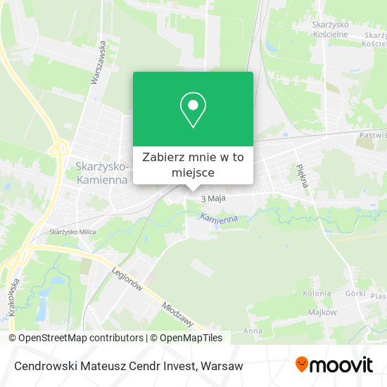 Mapa Cendrowski Mateusz Cendr Invest