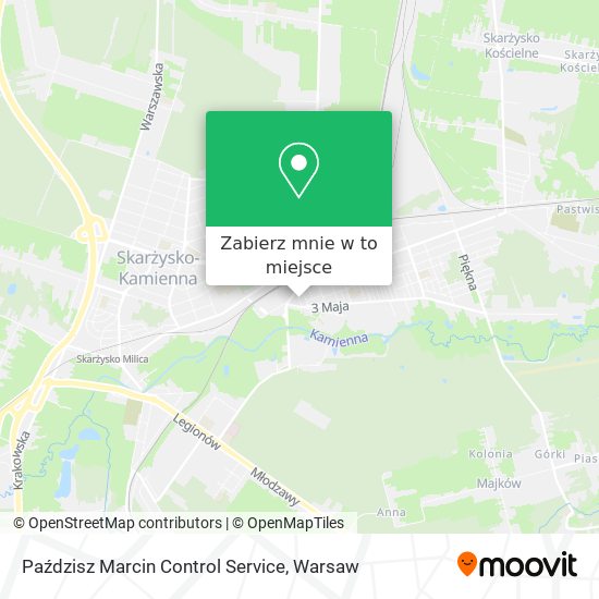 Mapa Paździsz Marcin Control Service