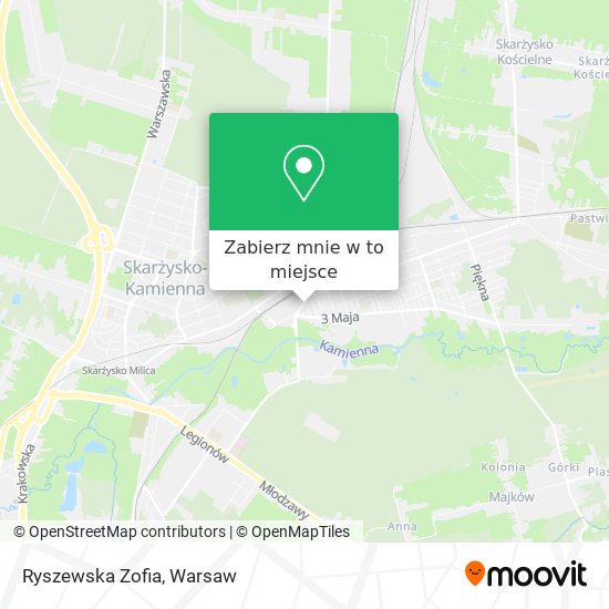 Mapa Ryszewska Zofia