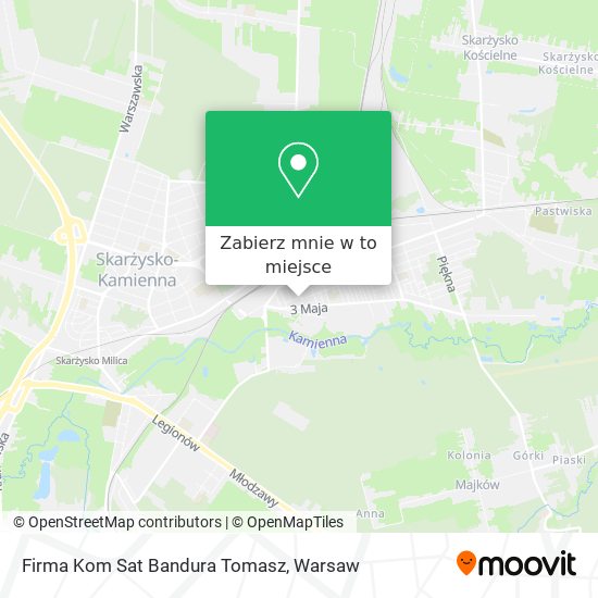 Mapa Firma Kom Sat Bandura Tomasz