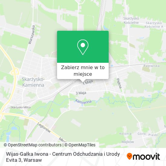 Mapa Wijas-Gałka Iwona - Centrum Odchudzania i Urody Evita 3