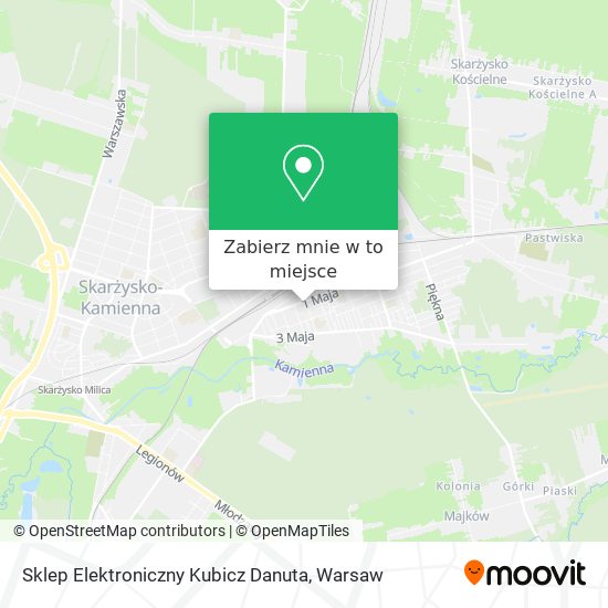 Mapa Sklep Elektroniczny Kubicz Danuta