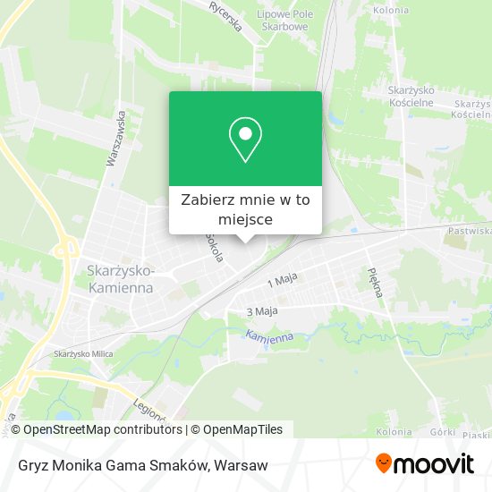 Mapa Gryz Monika Gama Smaków