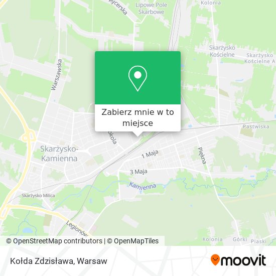 Mapa Kołda Zdzisława