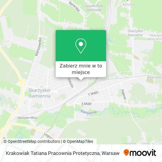 Mapa Krakowiak Tatiana Pracownia Protetyczna