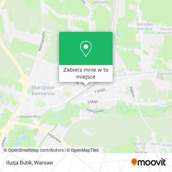 Mapa Iluzja Butik