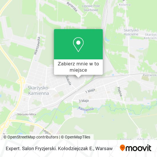 Mapa Expert. Salon Fryzjerski. Kołodziejczak E.